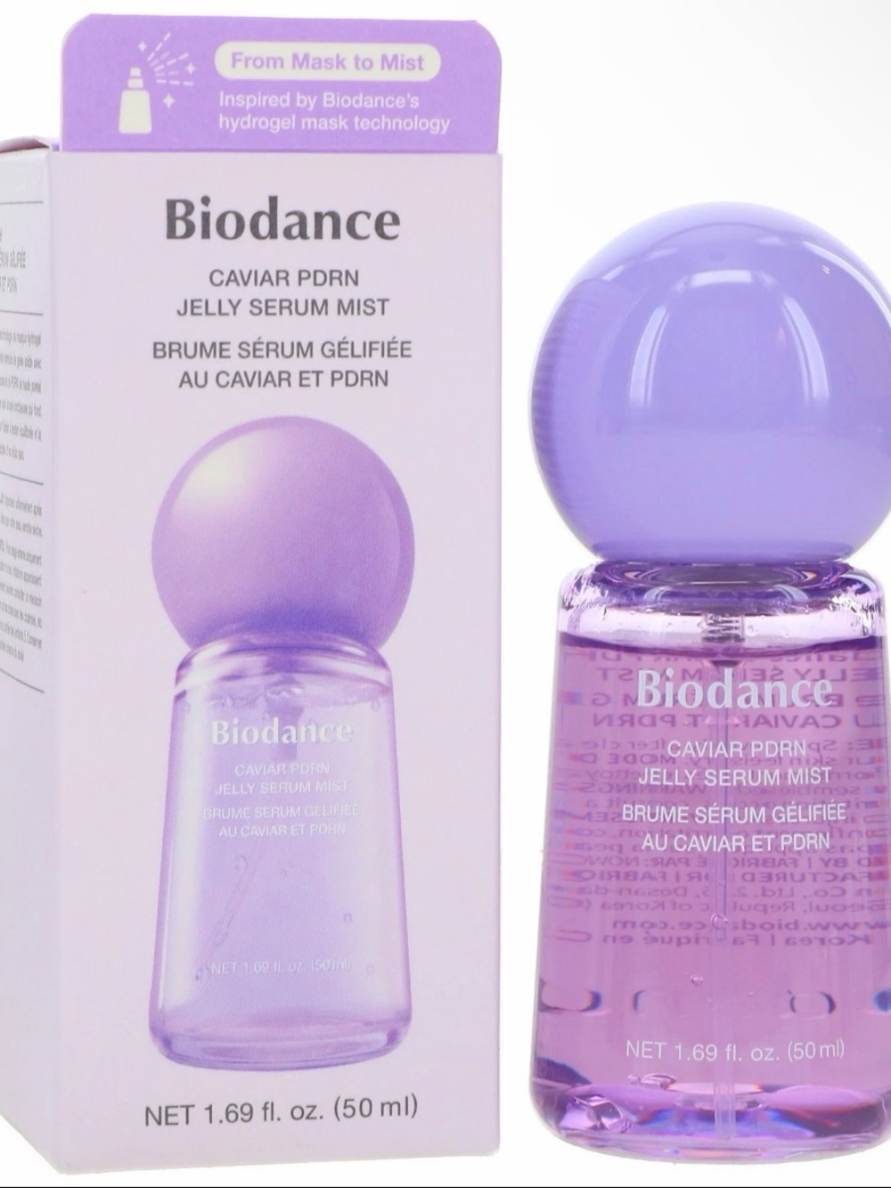Biodance Caviar PDRN Jelly Serum Mist — Lavender